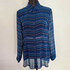 Cabi Split Back Alex Button Up Long Sleeve